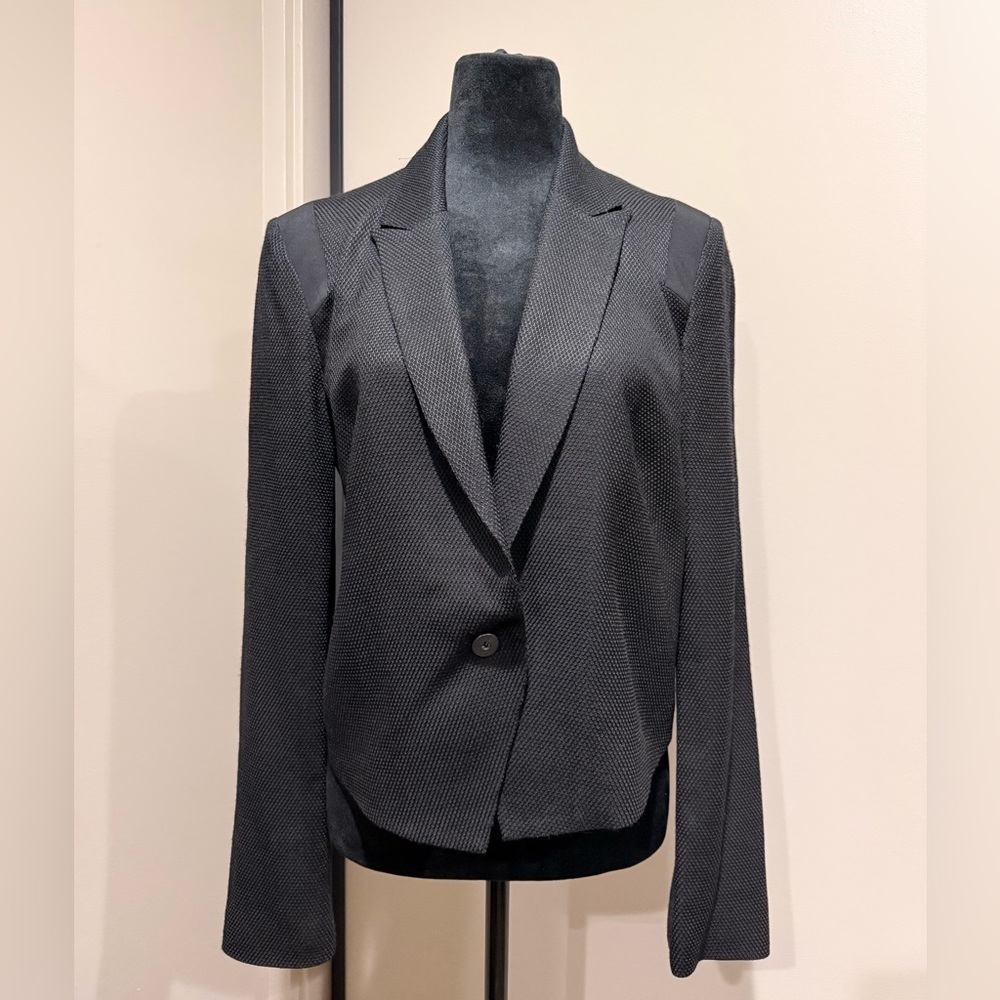 J Brand Dark Gray Blazer - Picture 1 of 8
